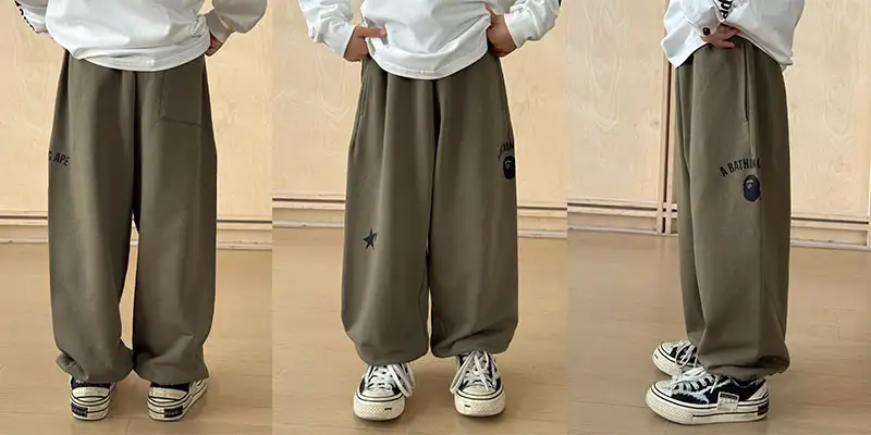 BAPE儿童束脚卫裤