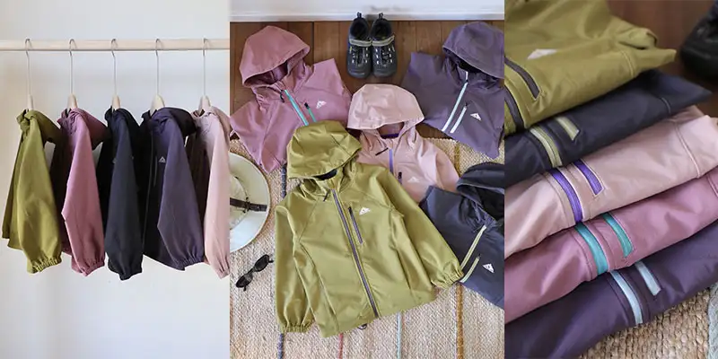 MOUNTAINS山牌儿童五色软壳冲锋衣