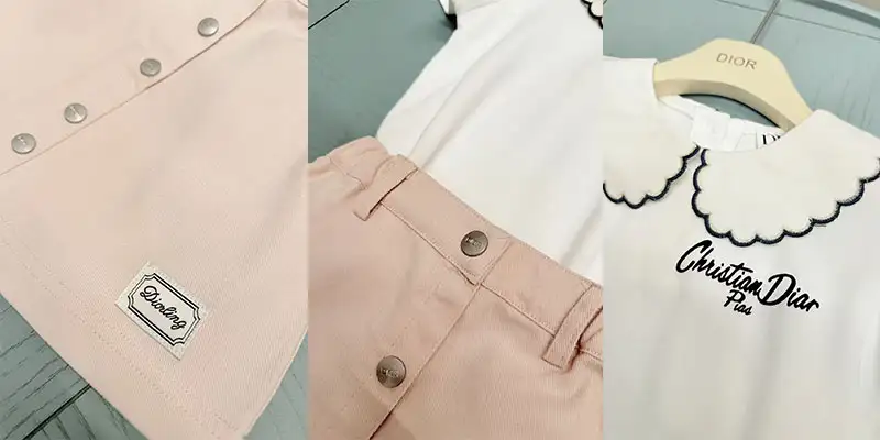 DIOR女童夏季两件套