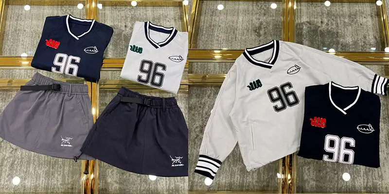 吉尔·桑达复古运动风女童两件套