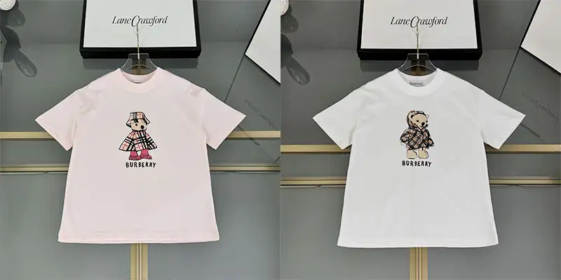 BURBERRY博柏利儿童经典小熊印花T恤