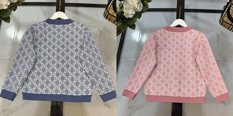 古驰男女童春秋毛衣开衫