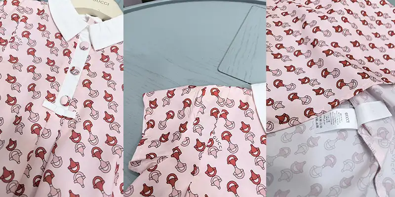 古驰夏季甜美学院风女童A字裙