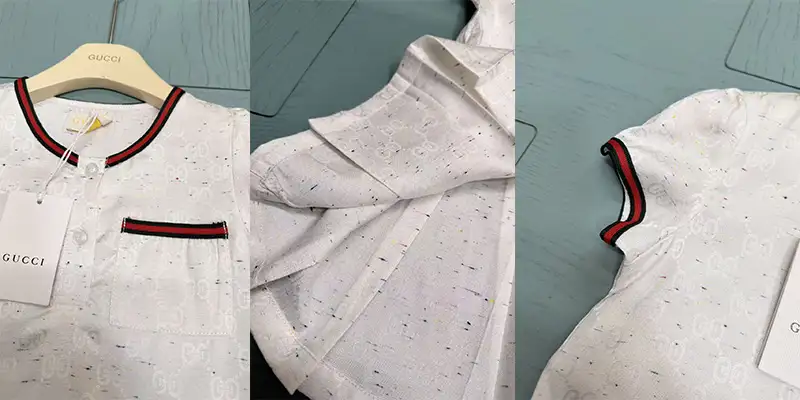 GUCCI夏季清新学院风女童A字裙