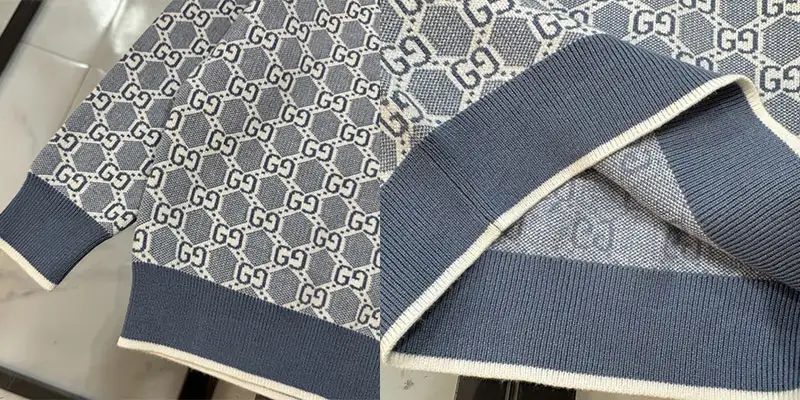古驰藏青色套头毛衣