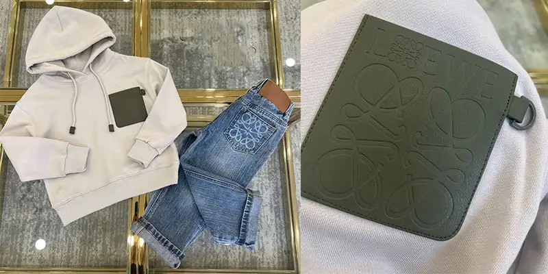 定制压花皮质口袋