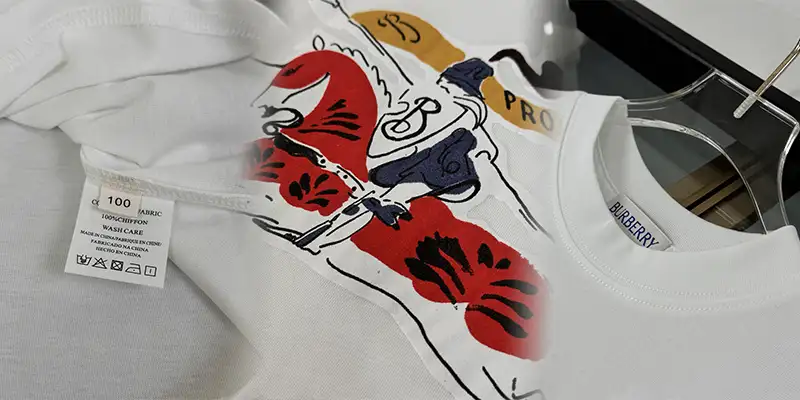 BURBERRY男女童同款纯棉短袖