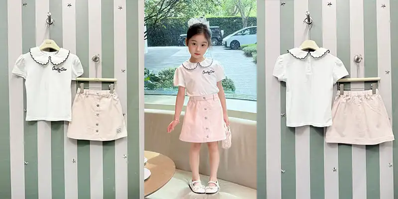 CHRISTIAN女童夏季两件套