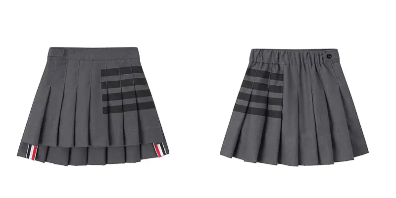 TB四道杠百褶裙