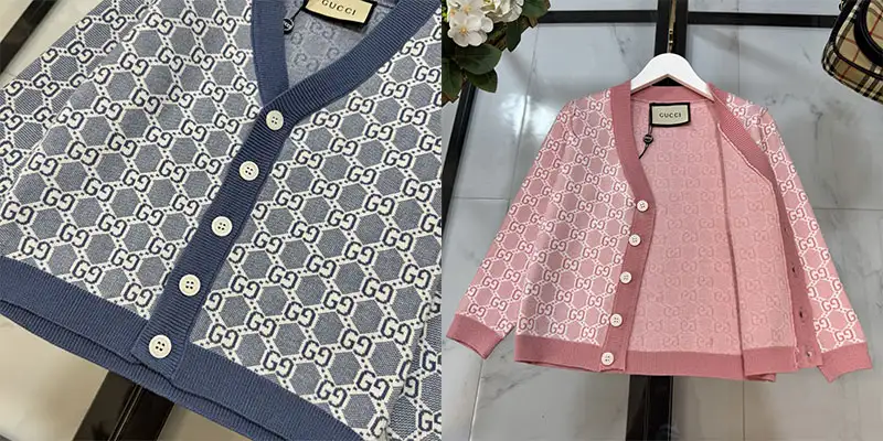 GUCCI古驰儿童GG老花针织系列