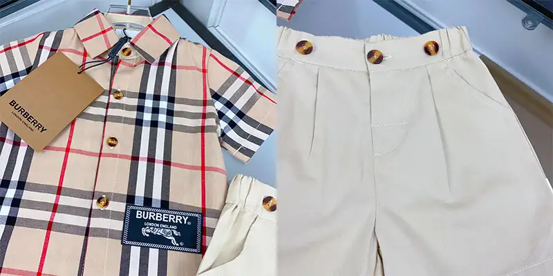 BURBERRY夏季格纹套装 BURBERRY夏季格纹套装